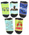 Scooby-Doo Socks Adult Mystery Machine Ruh-Roh Zoinks! 5 Pack Mix and Match Ankle Socks