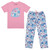Bioworld Hello Kitty Character Rainbow Women's Sleep Set-XL