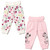 Disney Minnie Mouse Mickey Mouse Infant Baby Girls 2 Pack Pants White/Pink 12 Months