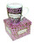 Divinity Boutique Spanish Inspirational Ceramic Mug, Friends Leopard, Proverbs 17:17, Multicolor