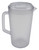 G.E.T. Heavy-Duty 1 Gallon Plastic Pitcher with Lid, Clear, BPA Free