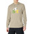 Champion Hoodie, Cotton Mid-Weight Hooded T-Shirt, Comfortable Men's Tee, Arctic Cold Beige Offset C's