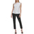 Calvin Klein Women's Knit with Ring Hardware Sleeveless, Soft White