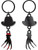 Bioworld Nightmare On Elm Street Freddy's Hat and Knife Glove Metal Keychain