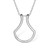 Close to the Heart Ring Holder Necklace - Silver Wedding Engagement Ring Keeper Necklace for Women Birthday Gift for Wife