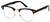 Basik Eyewear ShadyVEU Vintage Half Frame Round Eye Glasses UV Protection Clear Lens 60's Retro Semi Rimless Horn Nerd Rimmed