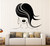 DesignToRefine Vinyl Wall Decal Hairstyle Beauty Hair Salon Barbershop Hairdresser Stickers Large Decor (1240ig) Dark Blue