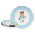 Golden Rabbit Enamelware - Tom Kitten Pattern - Set of 4-8.5" Sandwich Plates