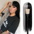 Kaneles Half Grey Half Black Wig for Women Long Straight Hair with Bangs Soft Natural Wigs for Cosplay Party Halloween Kaneles Half Grey Half Black Wig for Women Long Straight Hair with Bangs Soft Natural Wigs for Cosplay Party Halloween