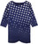 Alfani Womens Swing Pullover Blouse, Blue, X-Large