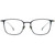 FONEX Pure Titanium Glasses Frame Men Square Eyeglasses Optical Eyewear F85753 (F85753 Black)