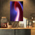 Designart PT8146-16-32 Red Blue Mix Texture Abstract Digital Canvas Print, 16x32