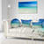 Design Art PT11531-40-20 Turquoise Ocean Under Blue Sky-Modern Seascape Canvas Artwork-40X20, 40 x 20 in