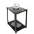 NO MORE TAG End Table, Side Table, Bedside Table, Nightstand for Living Room, Bathroom, Office, Narrow End Table, Small Side Table,