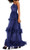 Speechless Womens Navy Embellished Layered Strapless Full-Length Formal Empire Waist Dress Juniors 5, Blue