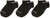 Nike Mens 3-Pack Jordan Jumpman No-Show Socks Black/White SX5546-010 Size Medium