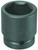 Williams 7-646 1 Drive Impact Socket, 6 Point, 1-7/16-Inch
