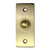 Adonai Hardware Rectangular Victorian Brass Bell Push or Door Bell or Push Button - Satin Brass