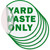 Yard Waste Only Sticker,5 Pack Yard Waste Signs,Self Adhesive Vinyl Recycle Yard Debris Only Stickers,Water Proof Yard Waste Decals,Indoor/Outdoor (Clear/Green)