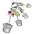 Ganz 4-Piece Measuring Spoons Set, Colorful Garden Vegetables