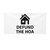 Defund The Hoa Banners And Signs, Holiday Banner For Background Backdrop Banner For Indoor Outdoor Garden,Yard, Party Home Decorations Medium