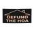 Defund The Hoa Banners And Signs, Holiday Banner For Background Backdrop Banner For Indoor Outdoor Garden,Yard, Party Home Decorations Medium