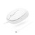 Macally USB C Mouse for Mac with Back Button - Clean and Simple - Wired Mouse for Mac and PC - Plug and Play Type C Mouse for MacBook Pro/Air with 4 DPI Modes - White Apple Mouse
