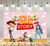 Jessie Story Backdrop for Baby Shower Girl Party Supplies Pink Photo Backgrounds Toy Story Theme Baby Shower Banner 59x38in