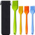 Basting Brush Silicone Heat Resistant Pastry Brushes Spread Oil Butter Sauce Marinades for BBQ Grill Barbecue Baking Kitchen Cooking, Baste Pastries Cakes Meat Desserts, Dishwasher safe, Set of 4