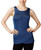 Bar III Women's Metallic Sweater Tank Top, Navy Blazer Blue (Small)