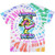 Liquid Blue Men's Grateful Dead Carnival Airbrush Dancing Bear, Tie Dye