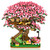 Cherry Bonsai Tree Building Sets for Girls,Micro Mini Building Blocks of Cherry Blossom Bonsai Tree kit,2008pcs Mini Bricks Sakura Tree House, Good Gift for you