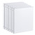 1-inch 3 Ring Binder with 2 Interior Pockets, 1'' Basic Binders Holds US Letter Size 8.5'' x 11'' Paper - Durable, Versatile Binders for Office, Home, and School Use, 6 Pack (White)