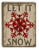 One Bella Casa Let it Snow Solid Wood Wall Decor, One Size, Multicolor