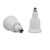 E-Simpo E11 to E26 Extender Socket Adapter E11 to E17 to e26/e27 Light Socket Extender, Install E26/e27 LED Lamp into E11 Fixture. (15)