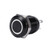 12mm LED Power Push Button Switch, Keenso Waterproof Metal Momentary Type Selfresetting NickelPlated Latching Push Button Switch OnOff Latch Button Switch 23V (White3V)