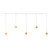 LumaBase Electric North Star LED Curtain String Lights