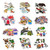 CHEFAN 12 Pack Felt/Flannel Board Story Pieces, PRECUT Felt Pieces for Preschool Toddlers, Three Little Pigs, Goldilocks and The Three Bears