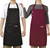 Hongsome 2 Pack Artist Apron,Garden Pottery Painting Aprons for Unisex Adults Couple Women Men 3 Pockets, Adjustable Bib Apron for Art Gardening Cooking (Red&Black) Hongsome 2 Pack Artist Apron,Garden Pottery Painting Aprons for Unisex Adults Couple Women Men 3 Pockets, Adjustable Bib Apron for Art Gardening Cooking (Red&Black)
