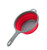 Food Strainers,Foldable Silicone Strainers,Collapsible Colanders with Handles,Kitchen Strainers Colander, 2 quart (Red)