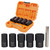 Luckyway 6-Piece Twist Socket Set Lug Nut Remover Extractor Tool Metric Bolt and Lug Nut Extractor Socket Tools