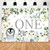 Aperturee Safari Wild One Backdrop 7x5ft Jungle Animals First 1st Birthday Boy Green Leaves Snowflake Party Decorations Photography Background Cake Dessert Table Photo Booth Banner