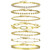 Emibele Gold Chain Bracelets Set for Women Girls, 14K Real Gold Plated Link Chain Bracelets Layered Paperclip Chain Tennis Beaded Figaro Adjustable Stack Bracelets Fashion Jewelry 7Pcs