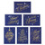 Hallmark Boxed Christmas Cards Assortment, Blue and Gold Holidays (6 Designs, 72 Cards with Envelopes)