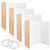 4 Pack Tri-Fold Poster Board, Display Presentation Board Foldable Corrugated Cardboard with 2 Rolls of Double Sides Adhesive Tape for School Projects, Science Fair Presentation, 16 x 24 Inches