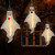 3PCS Halloween Decorations Outdoor LED Ghost Windsock Hanging Decor - Hallowmas Wind Sock Yard Tree Party Supplies?No Batteries & No Timer?