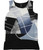 Alfani Womens Layered Sleeveless Blouse Top, Blue, Medium