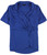Alfani Women's Plus Draped Point Collar Top Blue Size 2X
