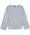 Alfani Womens Solid Pullover Blouse, Blue, Large