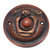 Adonai Hardware Lion Brass Bell Push or Door Bell or Push Button - Antique Copper